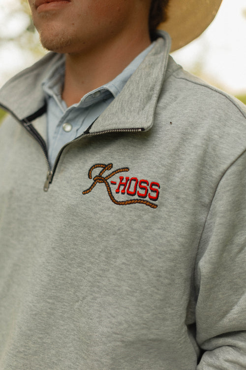 Gray Quarter-Zip