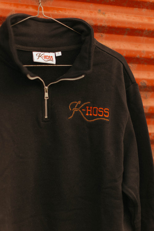 Black Quarter-Zip