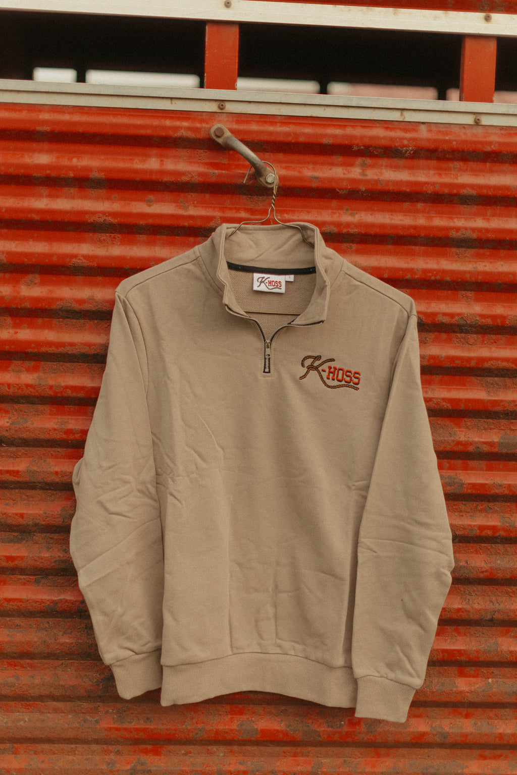 Tan Quarter-Zip