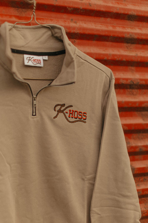 Tan Quarter-Zip