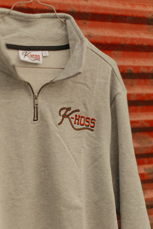 Gray Quarter-Zip