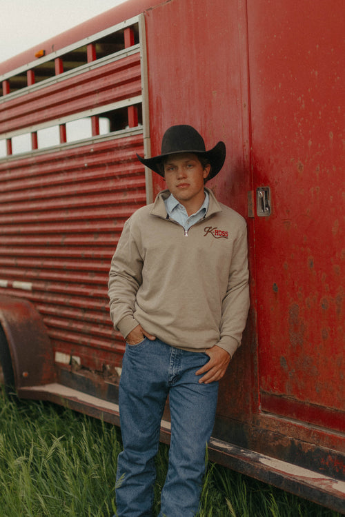 Tan Quarter-Zip